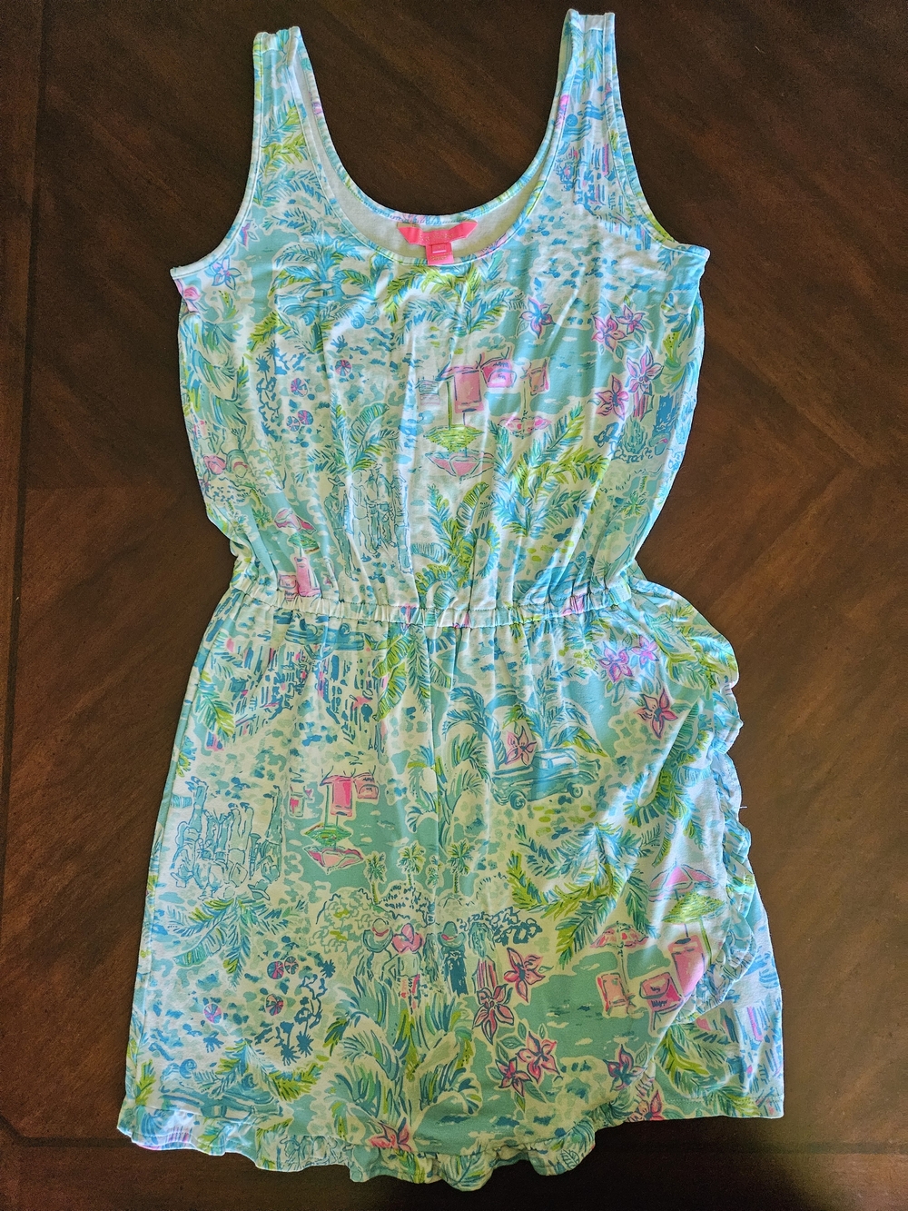 EUC Women's Lilly Pulitzer Hawaiian Pattern Romper